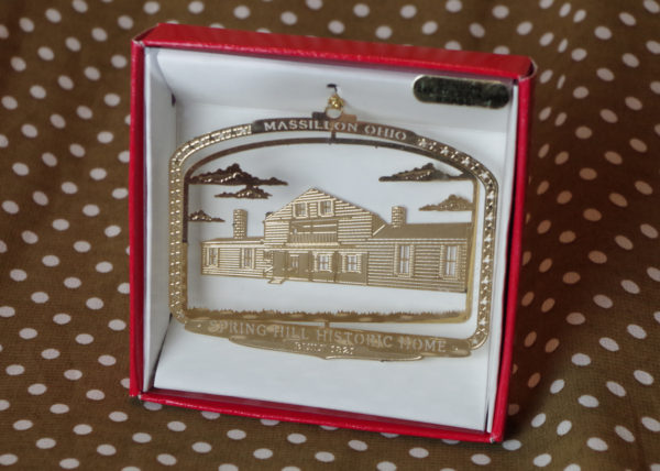 Spring Hill gilded ornament